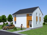Nový KUBIS 77 – ideální nízkoenergetický dům pro rodinu s dětmi